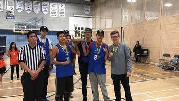 Senior Boys Volleyball capture first place in High Level December 3, 2016!